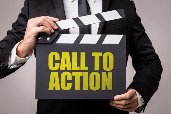 call to action button
